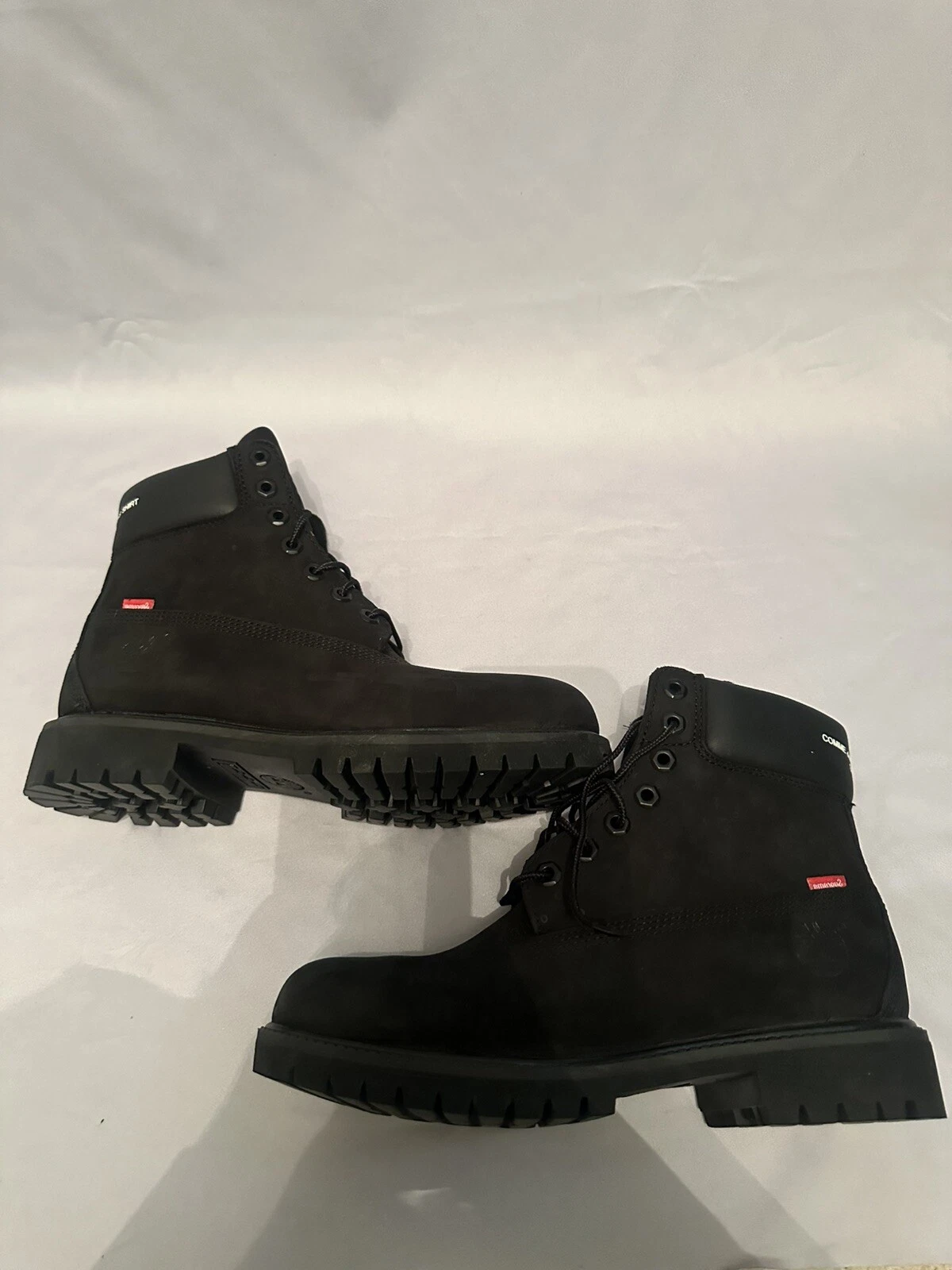 Botte Supreme x CDG x Timberland 6” noire (taille 7,5uk) RARE