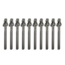 12Pcs Drum Tension Rods 50mm/2in With Washers Thread Diameter 7/32''