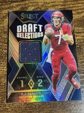 CJ STROUD 2023 Panini Select Silver Draft Selections Patch /99 #DAM-CST RC