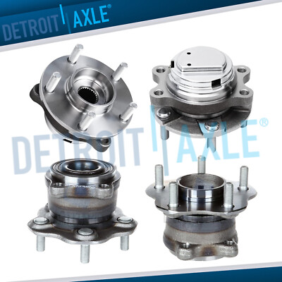 RWD Front + Rear Wheel Bearing & Hub for Infiniti EX35 G35 G37 Q50 QX70 Q60 370Z