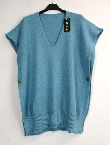 Ladies Italian Open Sides Over Top/ Jumper/Tank Top One Size :fits upto size 18 - Picture 57 of 155