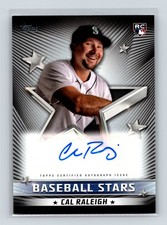 Cal Raleigh 2022 Topps #BSA-CRA Baseball Stars Autographs Rookie RC Auto #/199