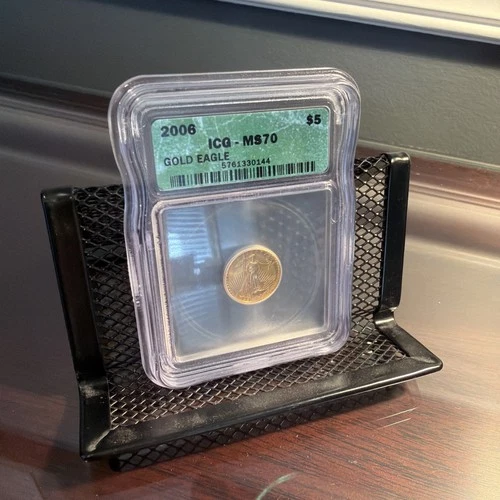 2006 American Gold Eagle 1/10oz $5 - ICG MS70 Uncirculated