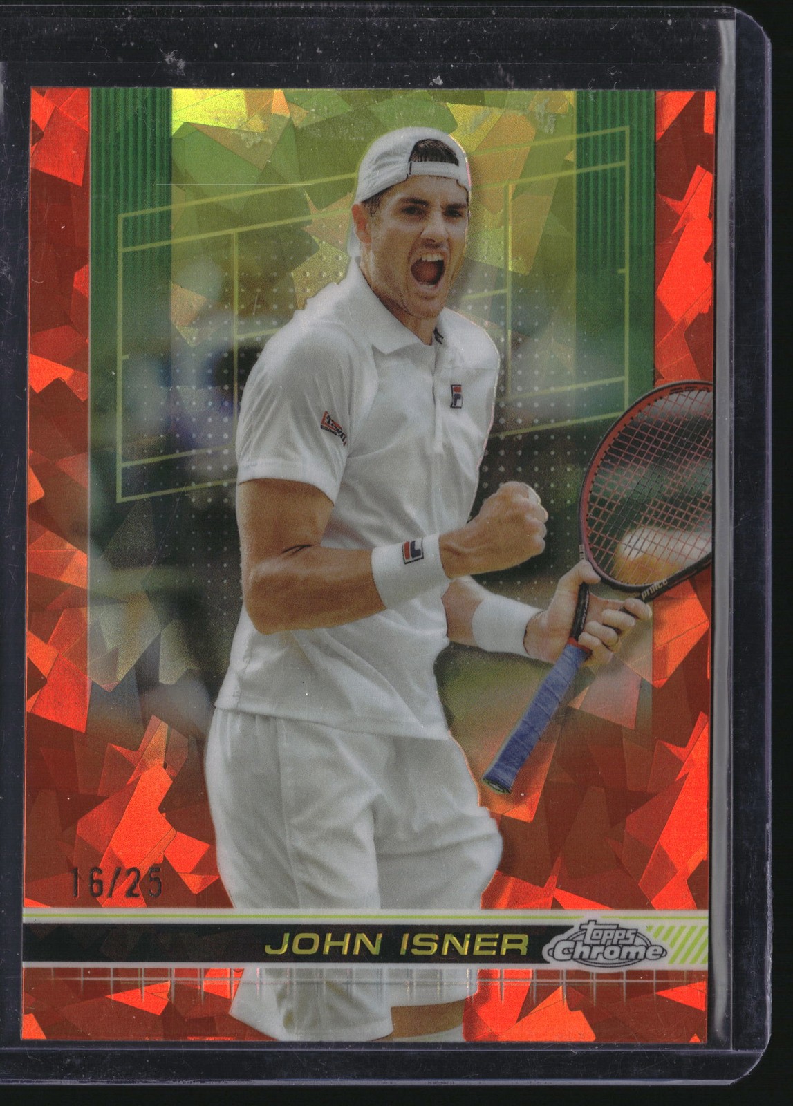 2024 Topps Chrome #92 John Isner Orange Refractor /25
