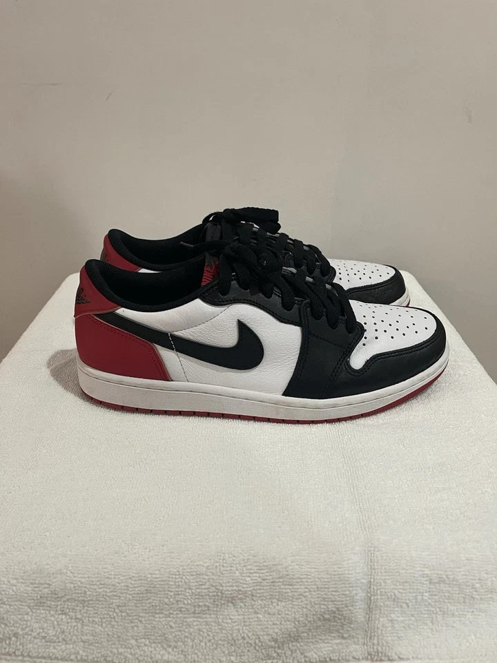 Air Jordan 1 Retro Bajo OG Puntera Negra - CZ0790-106 - Talla 8.5 EE. UU. Para Hombre Foto 4 de 4
