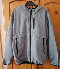 Boys George Grey Hooded Lightweight Bomber Jacket - Age 11-12 years