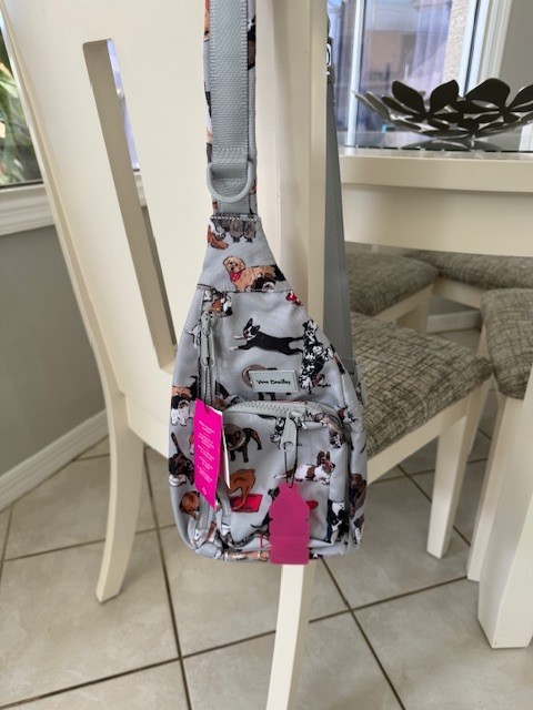 Vera Bradley Reactive Mini Sling Backpack Best In Show Dog C  display picture 1