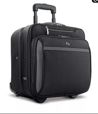 Solo New York Westside Rolling Overnight Laptop Bag Slim Compact