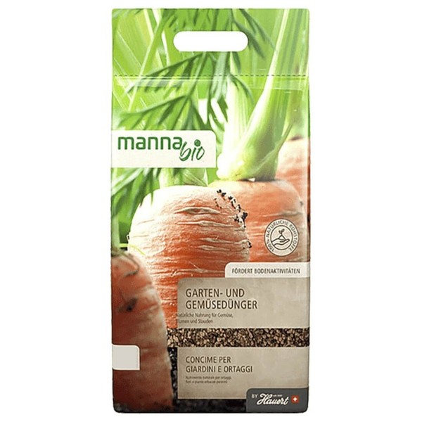 Manna Bio GemüSedüNger GartendüNger 5Kg UniversaldüNger TomatendüNger Beetd-image