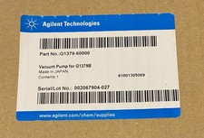 Agilent Vacuum Pump G1379-60000 NEW in Open Box