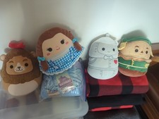 Squishmallows 5-Pc Set Wizard of oz S, Dorothy, Tin Man, Lion, Scarecrow