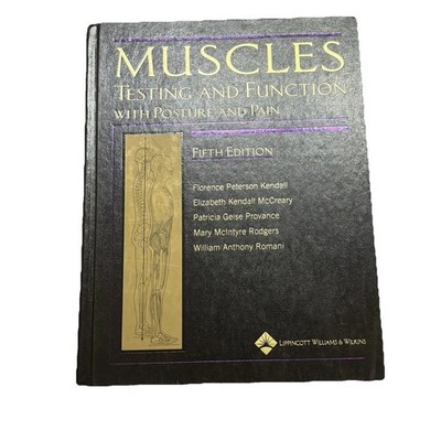 Muscles Testing and Function with Posture and Pain 5th Edition ...