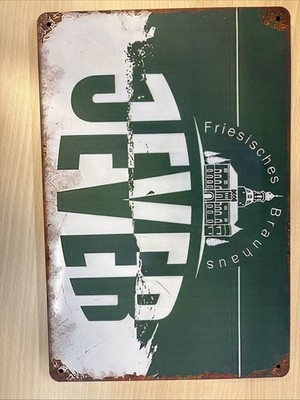 Blechschild Jever Bier Friesisches Brauhaus Vintage Metallschild TEL3218