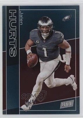 2025 Panini National Convention Red 90/99 Jalen Hurts #19 3hd