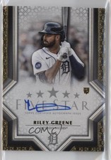 2023 Topps Five Star Auto Riley Greene #FSA-RG Auto 7c5