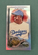 2022 Topps Allen & Ginter Chrome Jackie Robinson Mini #108 HOF Dodgers