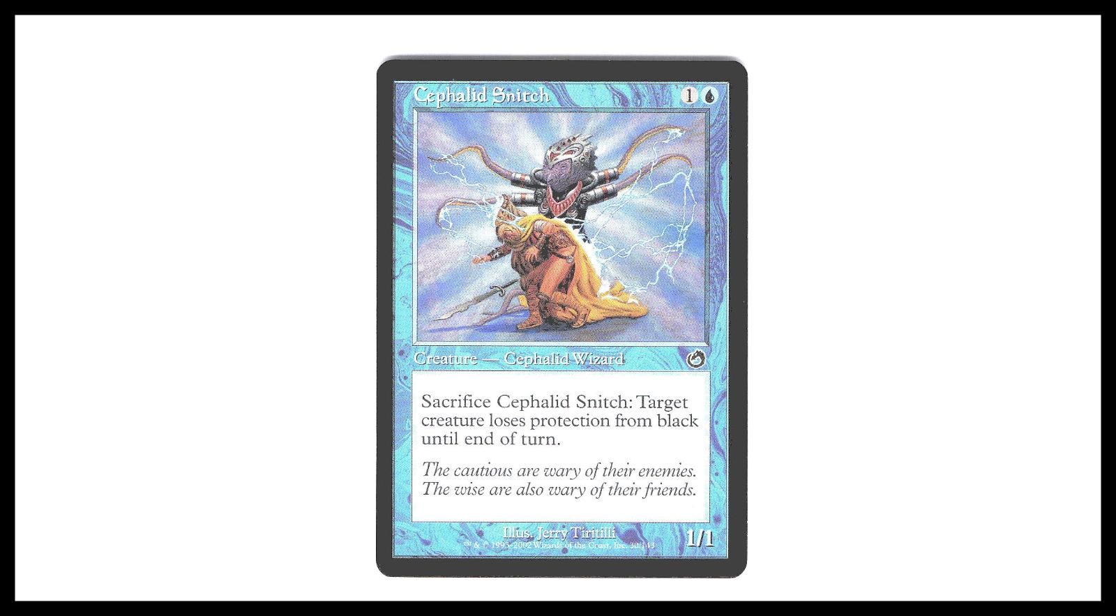 Cephalid Snitch 30 Common Torment Magic: The Gathering Foil Lightly Played