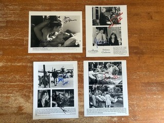 Multi Signed Film Casts Job Lot of Signed 10x8s Photos Collection Autographed