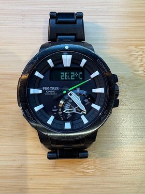 CASIO PRO TREK PWR-7000FC-1JF Digitaluhr mit Box geprüfte Funktionalität