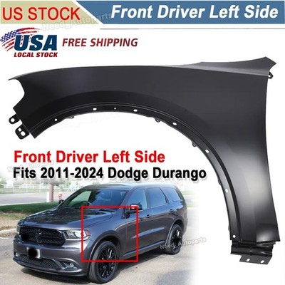 Front Driver Fender For 2011 - 2026 Dodge Durango Primed Steel 55369735AC