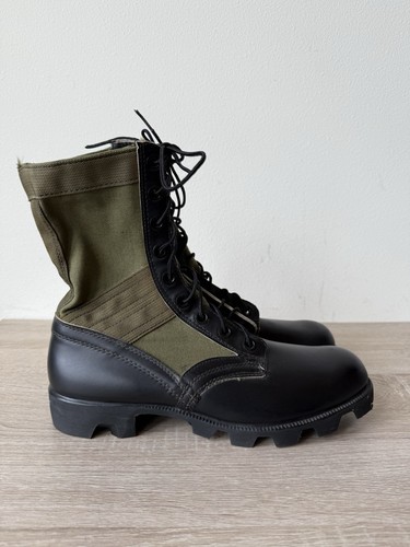 1968 Vietnam Era JE Spike Protective Jungle Boots RO Search 8 N Combat Military - Bild 2 von 10