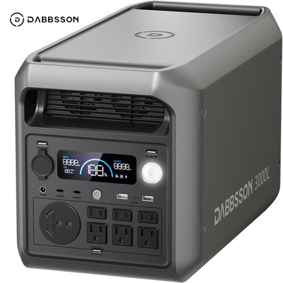 Dabbsson 3000W 3072Wh Portable Power Station Solar Generator App Camping Home