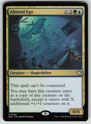 Altered Ego Rare Commander: Secrets of Strixhaven 292 MTG Near Mint 2026
