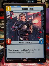 Gideon Hask - Ruthless Loyalist #036/252 Star Wars Unlimited Spark of Rebellion