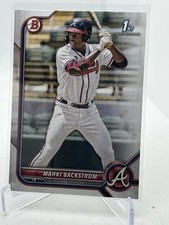 2022 Bowman - Prospects Mahki Backstrom #BP-121 (RC) Braves Baseball Card