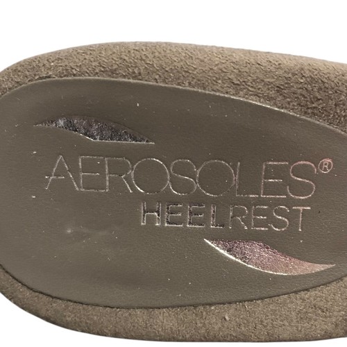 Aerosoles Heels Women's Size 6 Haven Heel Rest Slingback Sage Leaf Leather - Picture 6 of 8