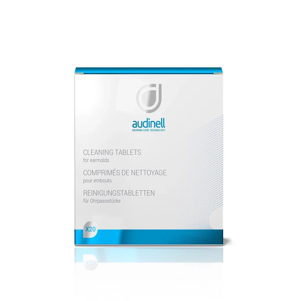 Audinell Reinigungstabletten (20 Stück) - für Hörgeräte Otoplastiken