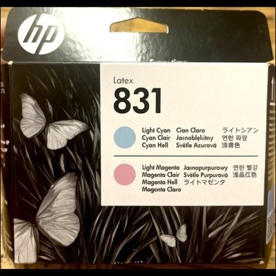 HP 831 Latex 100/300/500 Series Printheads - LIGHT CYAN MAGENTA (CZ679A) ((NEW))
