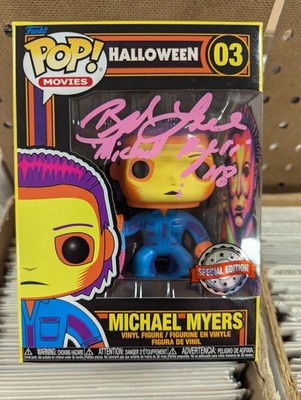 Funko Pop Michael Myers 03 Halloween Signed By Brad Loree With CoA