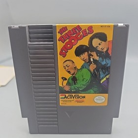 The Three Stooges (Nintendo Entertainment System NES) Complete With Manual CIB 