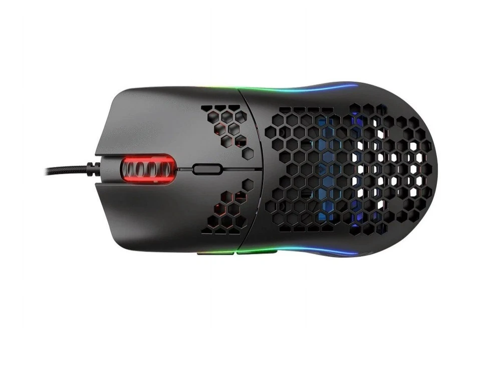 Glorious Model-O Minus 67G Wired Optical Honeycomb RGB Gaming Matte Black NEW - Image 4 of 4
