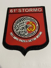 PATCH AERONAUTICA MILITARE - 61° STORMO  - GOMMATA