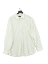 The Collection Men's Shirt Chest: 52 in White Polyester with Cotton Basic