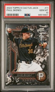 2024 Topps Cosmic Chrome x Cactus Jack - Paul Skenes #11 (RC) - PSA 10