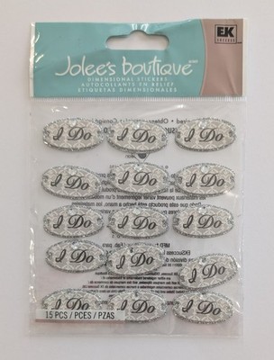 Jolee's I Do Repeats Wedding Marriage Scrapbooking Stickers