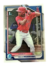 Topps 2024 Bowman Felix Morrobel Angels Chrome Prospects Rookie #BCP-121