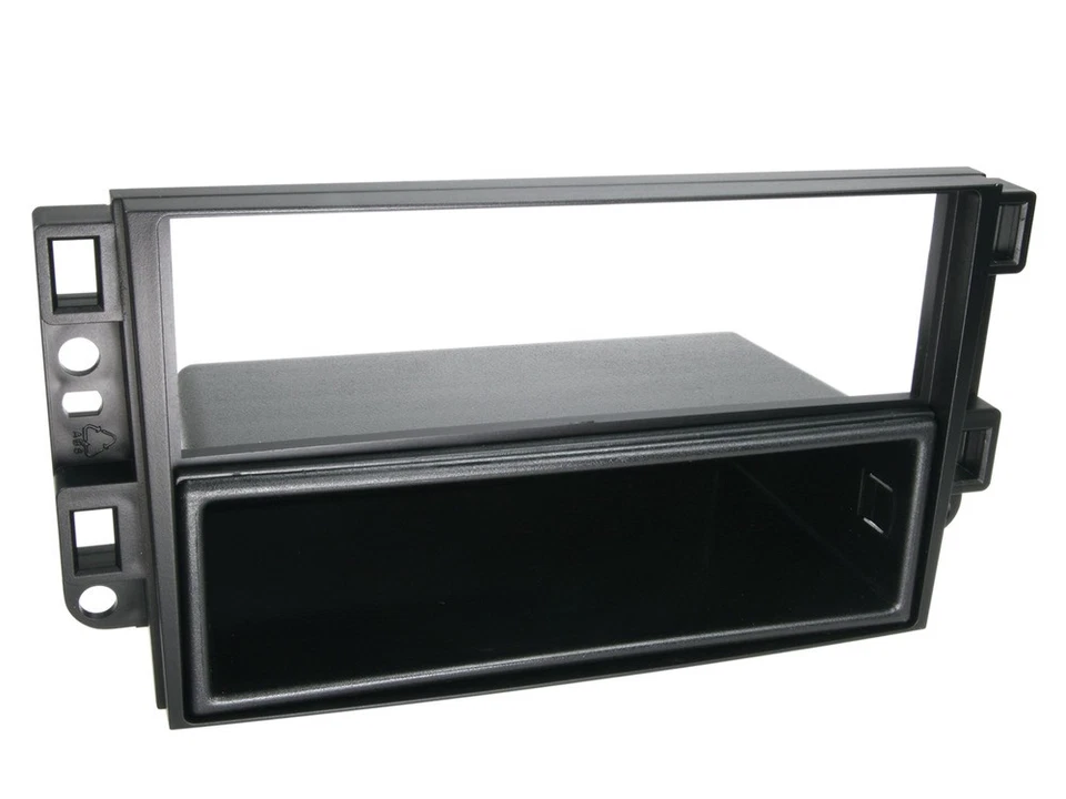 Montage Cadre Pour Autoradio 1-DIN Chevrolet Aveo KLAS Noir Mat 2-DIN - Photo 1/1