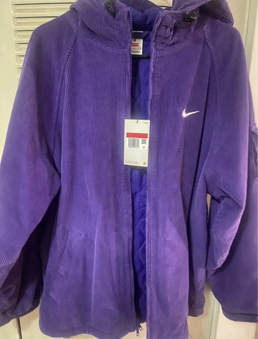 Nike x Supreme Arc Giacca con cappuccio in velluto a coste (grande)