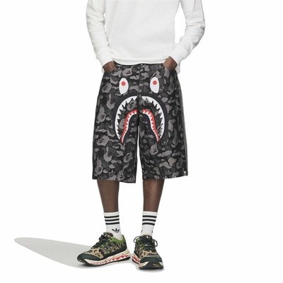 Adidas Originals x Bape Men's (Black) Shark Denim Jorts KF4917 | eBay
