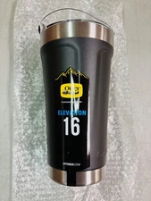 Otterbox Elevation 16  Tumbler with Closed Lid - 16OZ - (Silver Panther - Black)
