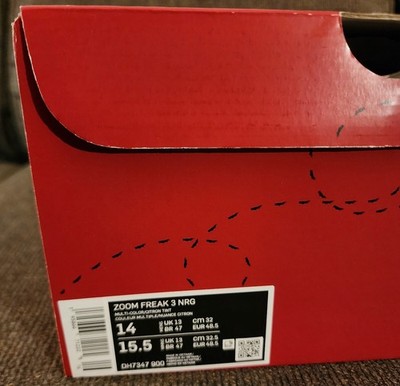Nike Zoom Freak 3 Valentines Day Everlasting Love Size 14 New