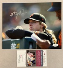 SAN FRANCISCO GIANTS- ALYSSA NAKKEN AUTOGRAPH 8x10 PORTRAIT PHOTO JSA AG91224