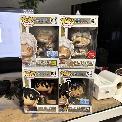 Monkey D. Luffy One piece funko pop lot Of 4. Shipped Fast And With Care!