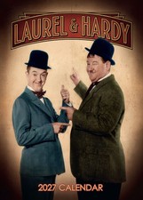 Laurel and Hardy 2027 Wall Calendar A3 100 Year Celebration