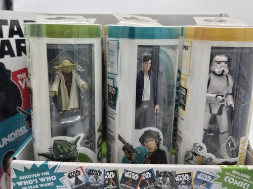 Star Wars Galaxy of Adventures 3,75'' komplett Full Store Display Han Solo Yoda - Bild 2 von 7