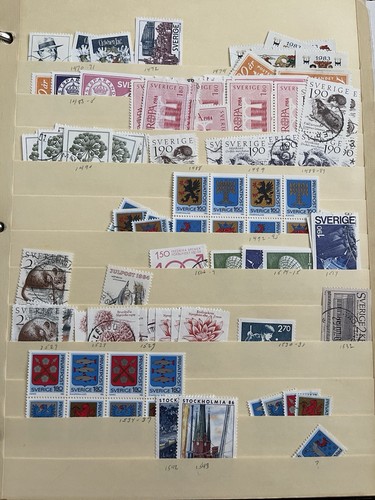 Sweden Mint & Used Great collection in album High CAT Value TOP! - Picture 19 of 21